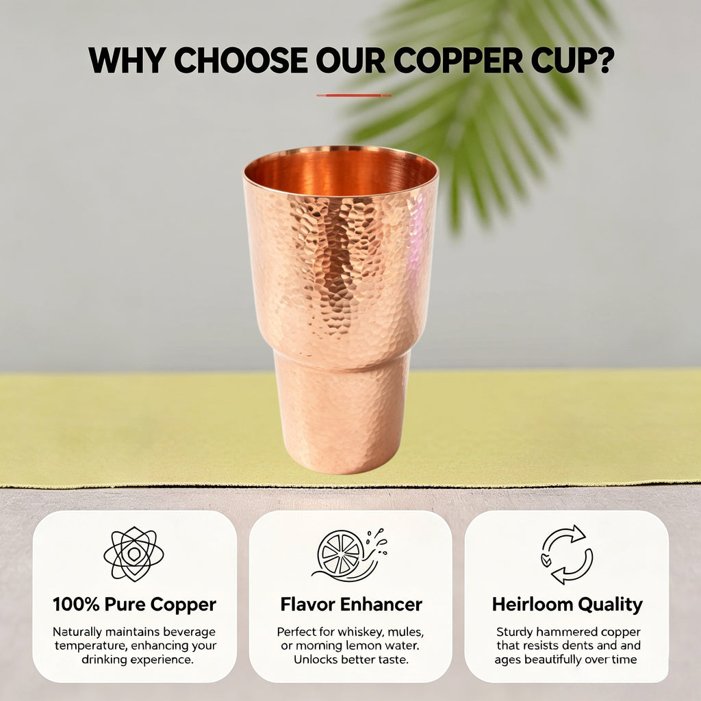 19.2 Ounce 100% Pure Copper Cups