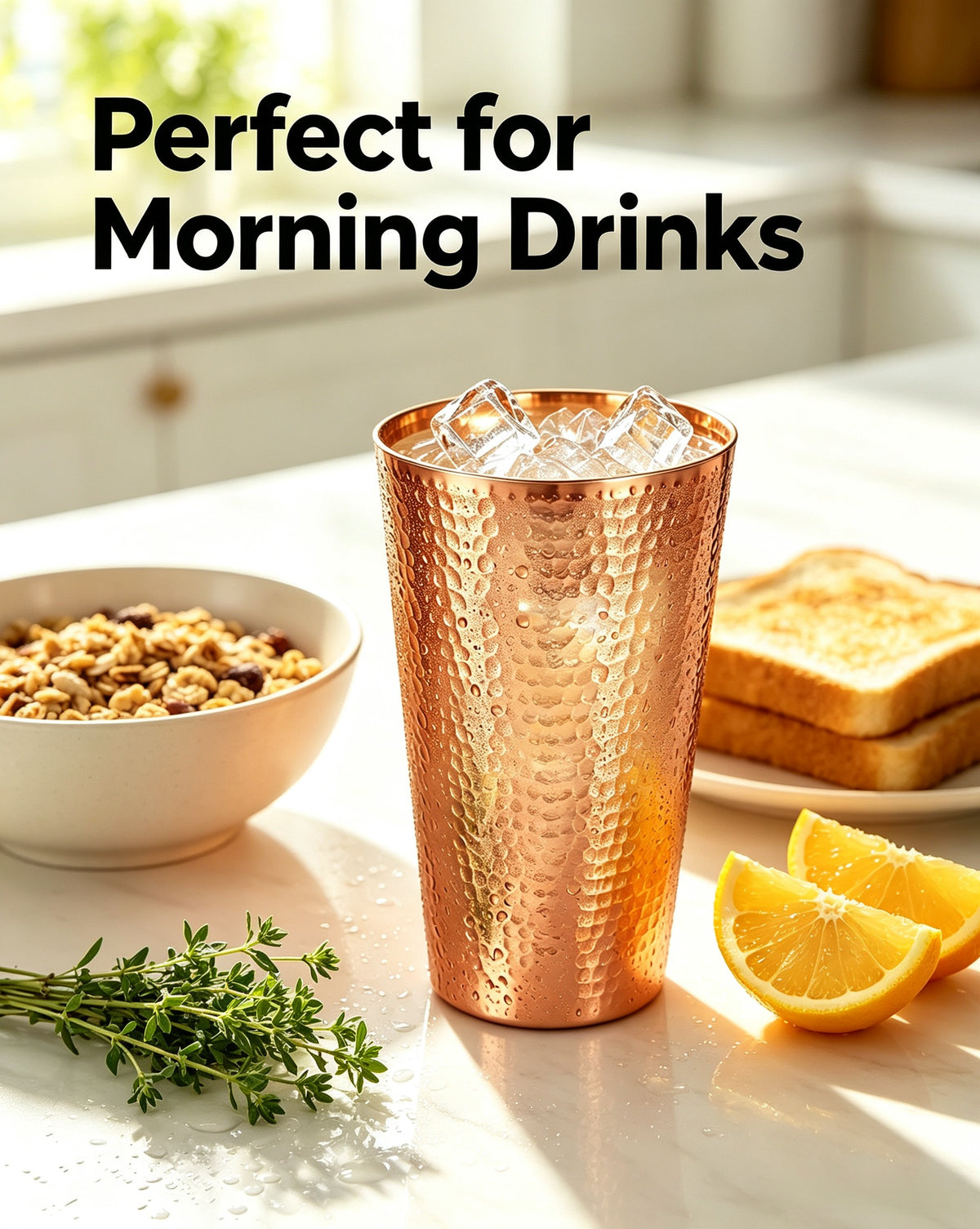 18 Ounce 100% Pure Copper Cups